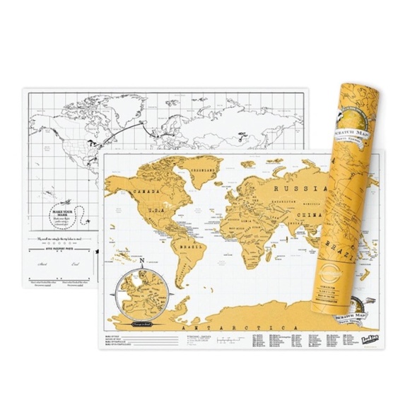 Luckies of London Other Scratch Map World Travel Edition By Luckies